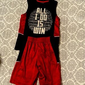 Toddler 5/6 BCG Tank shorts set.